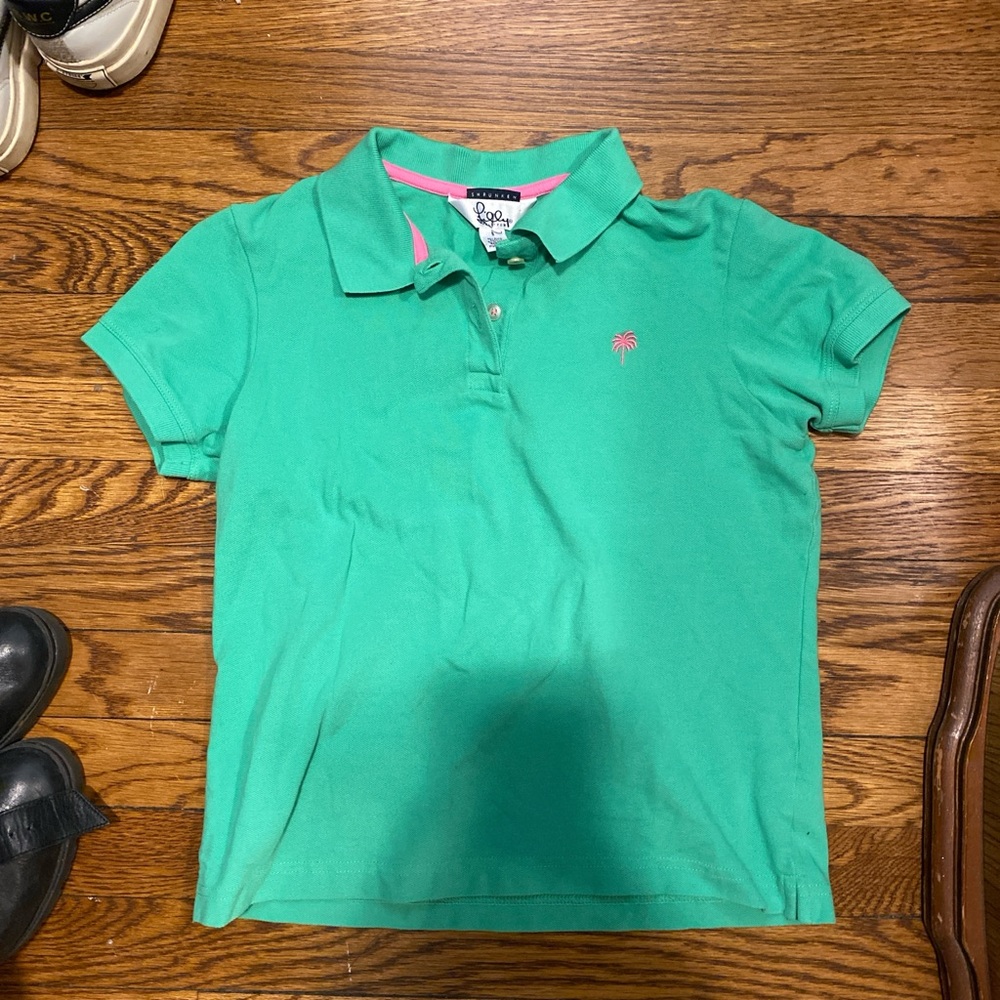 Green Polo Shirt by Lilly Pulitzer